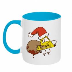 Чашка двокольорова Gravity falls Cipher santa