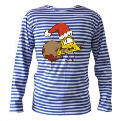 Тельняшка с длинным рукавом Gravity falls Cipher santa