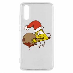 Чохол для Huawei P20 Gravity falls Cipher santa - PrintSalon