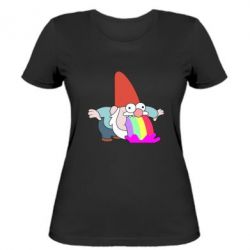 Женская футболка Gravity Falls, dwarf and rainbow - PrintSalon