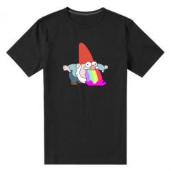 Мужская футболка премиум Gravity Falls, dwarf and rainbow - PrintSalon