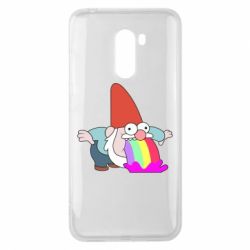 Чехол для Xiaomi Pocophone F1 Gravity Falls, dwarf and rainbow - PrintSalon