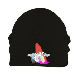 Шапка флисовая Gravity Falls, dwarf and rainbow - PrintSalon