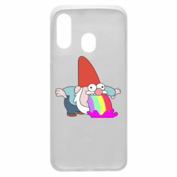 Чехол для Samsung A40 Gravity Falls, dwarf and rainbow - PrintSalon