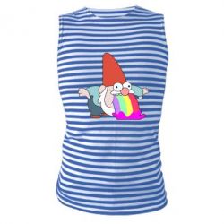 Майка-тельняшка Gravity Falls, dwarf and rainbow - PrintSalon