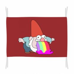 Флаг Gravity Falls, dwarf and rainbow - PrintSalon