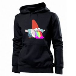 Женское худи Gravity Falls, dwarf and rainbow - PrintSalon