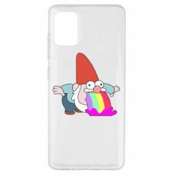 Чехол для Samsung A51 Gravity Falls, dwarf and rainbow - PrintSalon