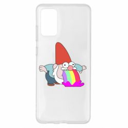 Чехол для Samsung S20+ Gravity Falls, dwarf and rainbow - PrintSalon