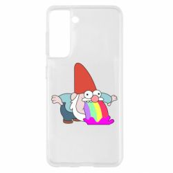 Чехол для Samsung S21 Gravity Falls, dwarf and rainbow