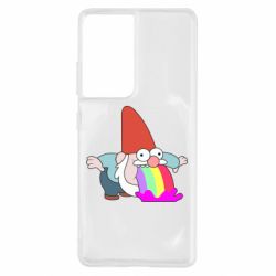 Чехол для Samsung S21 Ultra Gravity Falls, dwarf and rainbow - PrintSalon