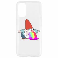Чехол для Oppo Reno 4 Gravity Falls, dwarf and rainbow - PrintSalon