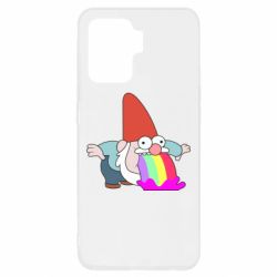 Чехол для Oppo Reno 5 Lite Gravity Falls, dwarf and rainbow - PrintSalon