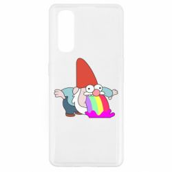 Чехол для Oppo Find X2 Gravity Falls, dwarf and rainbow - PrintSalon