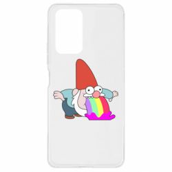 Чехол для Xiaomi Redmi Note 10 Pro Gravity Falls, dwarf and rainbow - PrintSalon