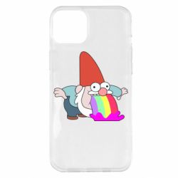 Чехол для iPhone 14 Plus Gravity Falls, dwarf and rainbow - PrintSalon