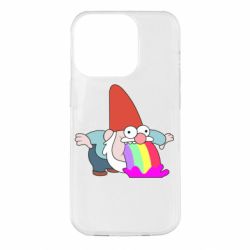 Чехол для iPhone 14 Pro Gravity Falls, dwarf and rainbow - PrintSalon
