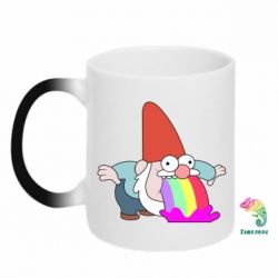 Чашка-хамелеон Gravity Falls, dwarf and rainbow - PrintSalon