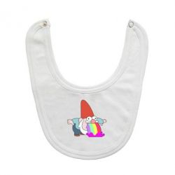 Слюнявчик  Gravity Falls, dwarf and rainbow - PrintSalon