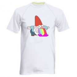 Мужская футболка для спорта Gravity Falls, dwarf and rainbow - PrintSalon