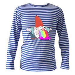 Тельняшка с длинным рукавом Gravity Falls, dwarf and rainbow - PrintSalon