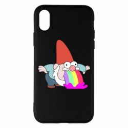 Чехол для iPhone X/Xs Gravity Falls, dwarf and rainbow - PrintSalon