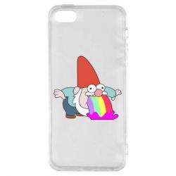 Чехол для iPhone5/5S/SE Gravity Falls, dwarf and rainbow - PrintSalon