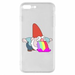 Чехол для iPhone 7 Plus Gravity Falls, dwarf and rainbow - PrintSalon