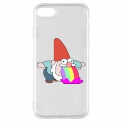 Чехол для iPhone 8 Gravity Falls, dwarf and rainbow - PrintSalon