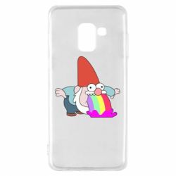 Чехол для Samsung A8 2018 Gravity Falls, dwarf and rainbow - PrintSalon