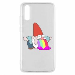 Чехол для Huawei P20 Gravity Falls, dwarf and rainbow - PrintSalon