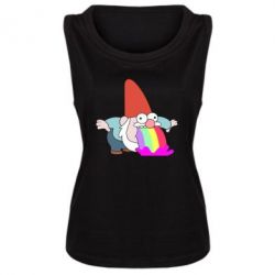 Женская майка Gravity Falls, dwarf and rainbow - PrintSalon