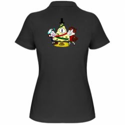 Женское поло Gravity falls: happy new year - PrintSalon