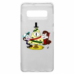 Чехол для Samsung S10+ Gravity falls: happy new year - PrintSalon