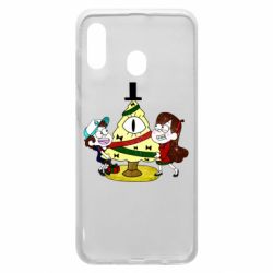 Чехол для Samsung A30 Gravity falls: happy new year - PrintSalon