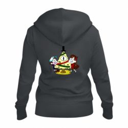 Женское худи на молнии Gravity falls: happy new year