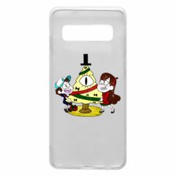 Чехол для Samsung S10 Gravity falls: happy new year - PrintSalon