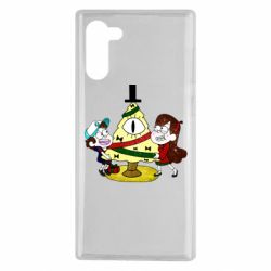 Чехол для Samsung Note 10 Gravity falls: happy new year - PrintSalon