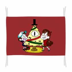 Флаг Gravity falls: happy new year - PrintSalon
