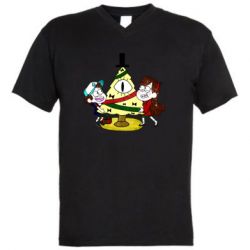 Мужская футболка  с V-образным вырезом Gravity falls: happy new year - PrintSalon