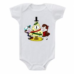 Детский бодик Gravity falls: happy new year - PrintSalon