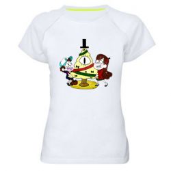 Женская футболка для спорта Gravity falls: happy new year - PrintSalon