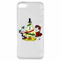 Чехол для iPhone5/5S/SE Gravity falls: happy new year - PrintSalon