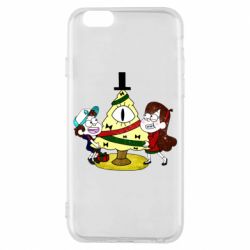 Чехол для iPhone 6/6S Gravity falls: happy new year - PrintSalon
