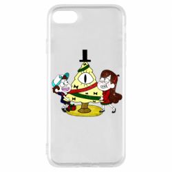 Чехол для iPhone 7 Gravity falls: happy new year - PrintSalon