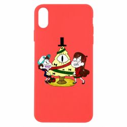 Чехол для iPhone X/Xs Gravity falls: happy new year - PrintSalon