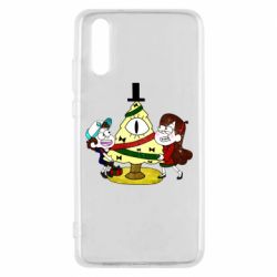 Чехол для Huawei P20 Gravity falls: happy new year - PrintSalon