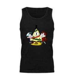 Мужская майка Gravity falls: happy new year - PrintSalon