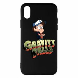 Мужская футболка  с V-образным вырезом Gravity Falls
