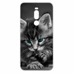Чохол для Meizu Note 8 Gray cat - PrintSalon